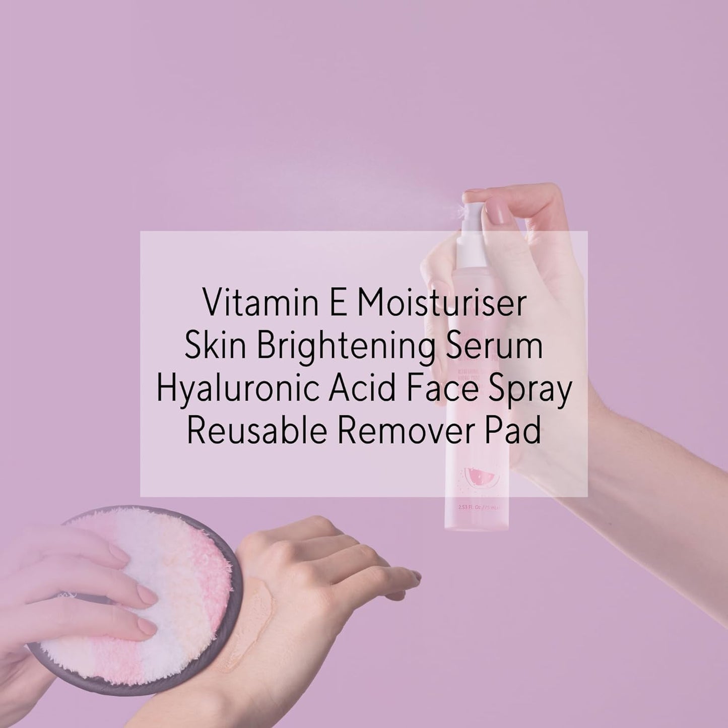 W7 - Brighten Up Essential Gift Set - Moisturizer, Reusable Cleansing Cookie, Toner and Face Mist - Soothing Skin Care Kit for Beautiful Skin