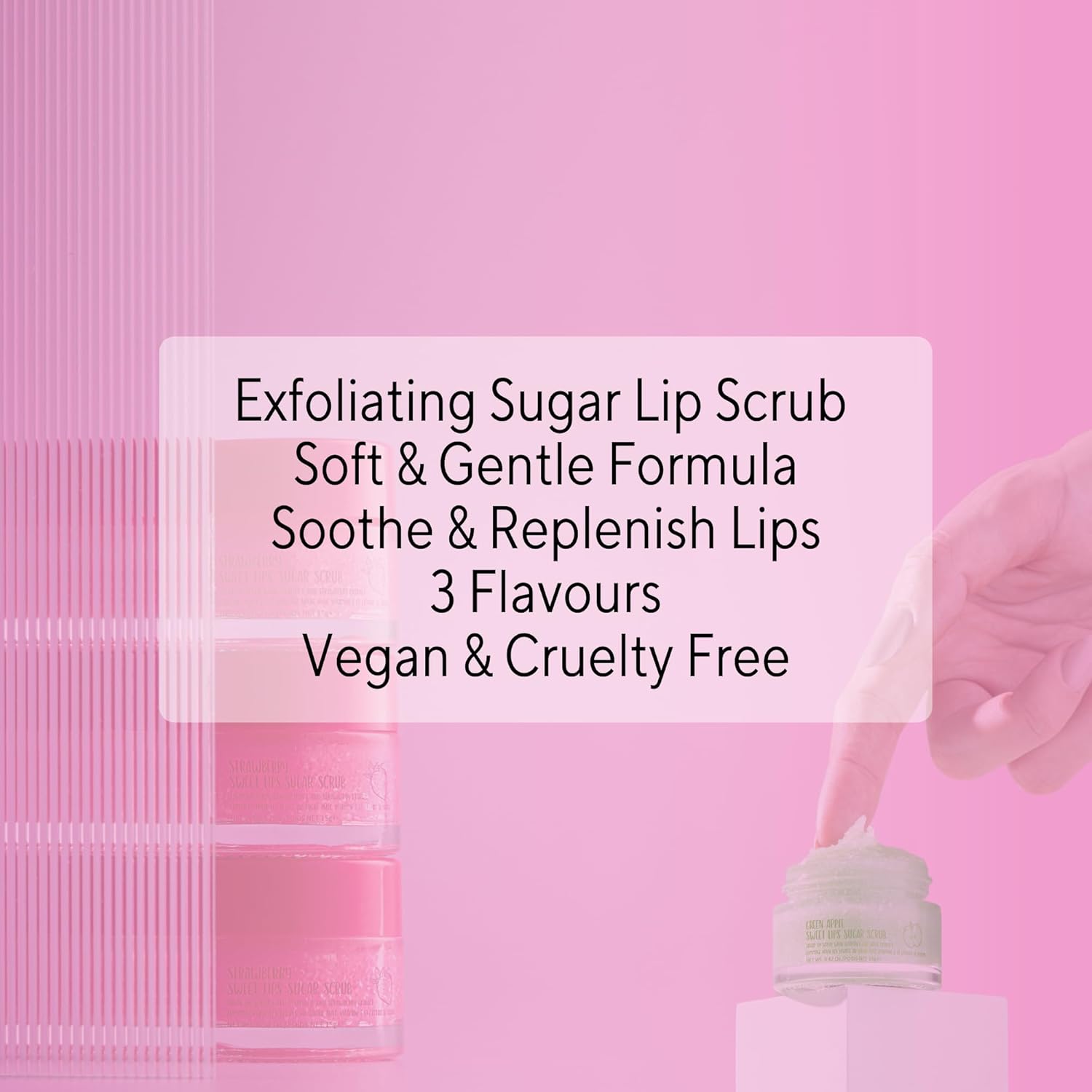 W7 Sweet Dreams Lip Scrub & Overnight Lip Mask Duo - 2 Piece Gift Set - Strawberry Flavour - Exfoliate, Condition, Soothe & Hydrate