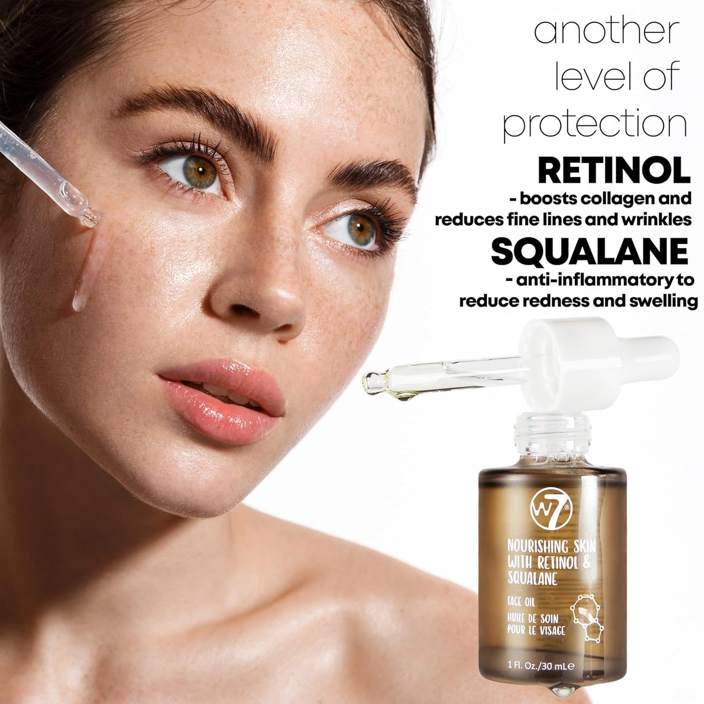 W7 Hydrate & Revive Set – Skincare Trio for Intense Hydration, Nourishment & Radiance – Includes Under Eye Gel Patches (5 Pairs), Non-Greasy Face Oil & Revitalizing Eye Cream